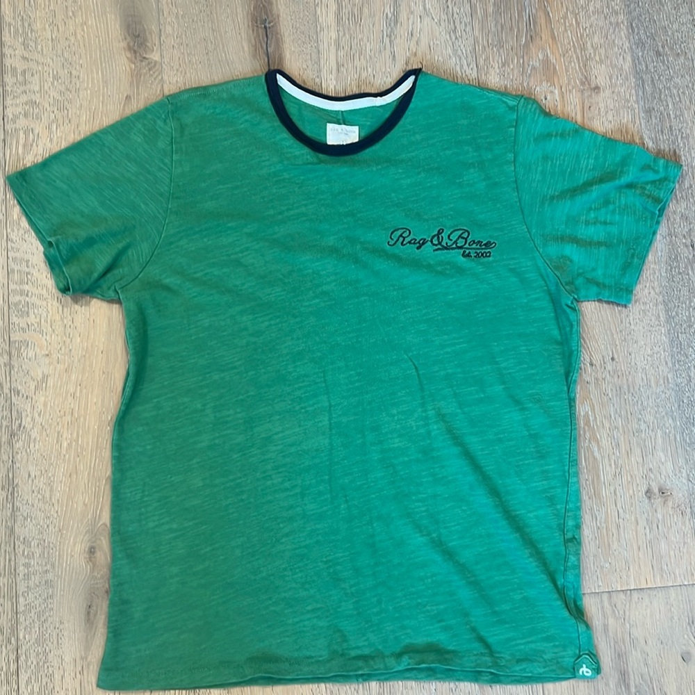 Rag & Bone varsity short sleeve shirt